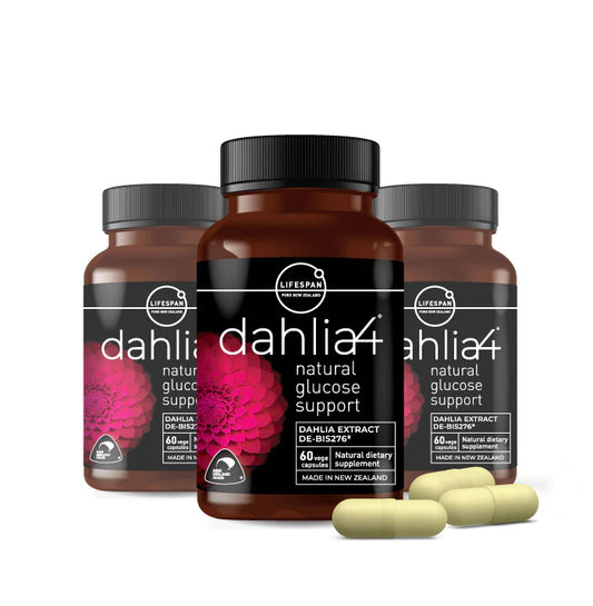 natural glucose support Dahlia4 clinically researched Diabetes Type 2 support