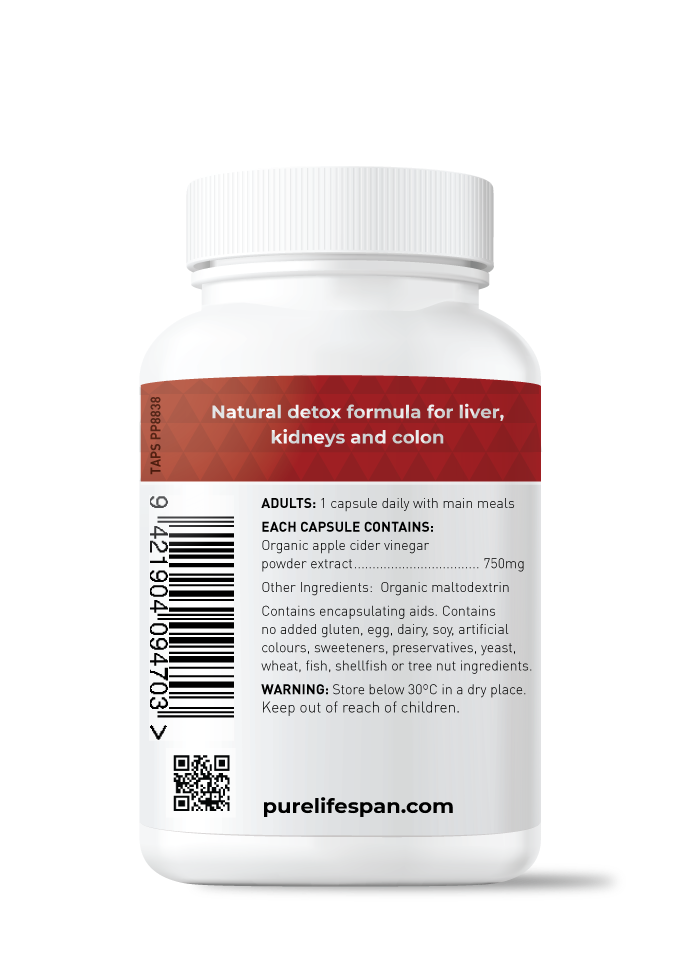 Organic Apple Cider Vinegar natural detoxifying benefits