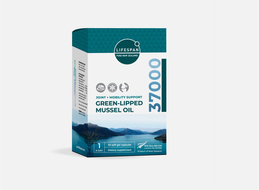 New Zealand Green-Lipped Mussel Oil 37,000 (60 capsules)